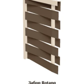 Забор Ранчо просвет между ламелями меньше 5 см